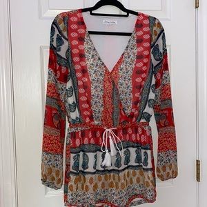 Love Riche long sleeve romper